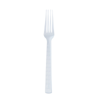 "Firstclass" transparent PS plastic fork individually wrapped
