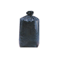 Black PEBD plastic bin bag