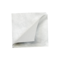 Kraft/white greaseproof paper bag open on 2 sides