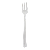 Mini transparent PS plastic fork