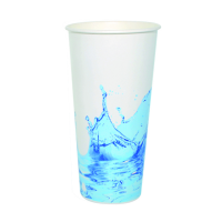 "Splash" design paper cup for cold drink