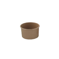 Kraft paper cup for hot and cold foods   H40mm 75ml
