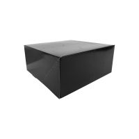 Black cardboard pastry box