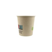 Bamboo fiber cup with PE lamination H62mm 120ml