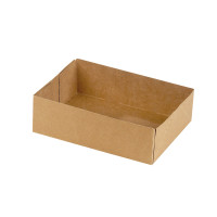 Caixa kraft para doces sem tampa 140x100mm H50mm