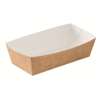 Bandeja multiuso kraft de cartao 140x65mm H42mm 460ml