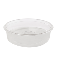 "Saladeli" Round clear PET plastic salad bowl   H55mm 960ml