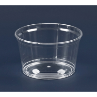 "Cristal" round clear PS plastic cup  H61mm 350ml