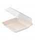Coquille blanche en pulpe  234x231mm H80mm 1400ml