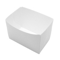 White multi-purpose cardboard container 300ml 100x60mm H40mm