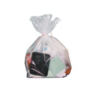 Transparent PEBD bin bag  1 050x405mm H410mm 130000ml