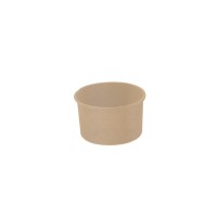 Pot carton fibre de bambou chaud et froid 180ml Ø90mm  H58mm