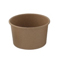 Kraft paper cup for hot and cold foods 70ml Ø62mm  H35mm