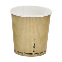White soup cup with "Nature" design   H115mm 700ml