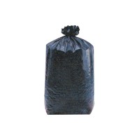 Black PEBD bin bag  420x200mm H1 100mm 130000ml