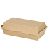 Micro-kraft reinforced cardboard burger box  225x125mm H82mm