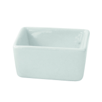 White porcelain mini bowl cube