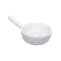 White porcelain mini pan