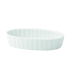 Mini moule ovale en porcelaine blanc  100x58mm H20mm
